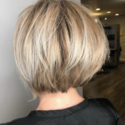 Dennie gave me more hair... I am convinced! This cut and highlighting is perfection. Dennie gave me more hair... I am convinced! This cut and highlighting is perfection.