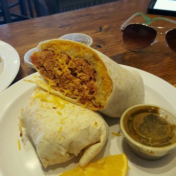 The Nosh Cafe - Chorizo Breakfast Burrito - Bagels Near Me - Phoenix, Arizona