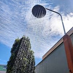 Sacred Rain Healing Center - Cool off from your sauna or sunbathing in one of two outdoor cold showers.