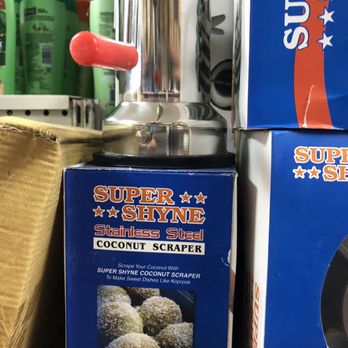 Om Indian Groceries - a blender and a box of coconut scrubers - International Grocery Near Me - Winston Salem, North Carolina Om Indian Groceries - a blender and a box of coconut scrubers - International Grocery Near Me - Winston Salem, North Carolina