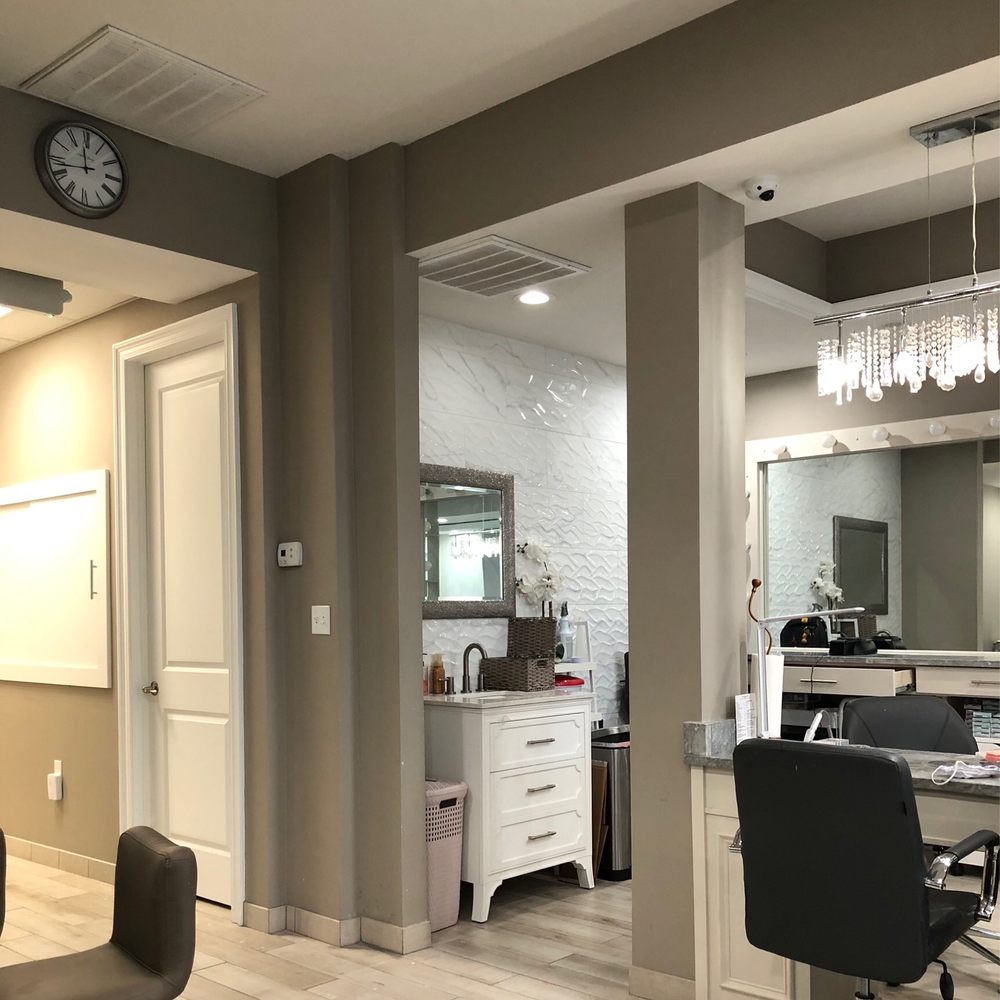 Blush Nails and Spa - View from pedicure chairs - Nail Salons Near Me - Gulfport, Mississippi