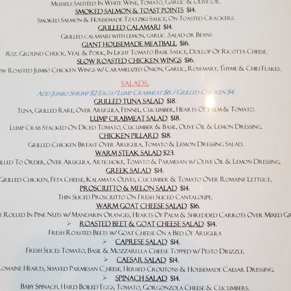 Belle & Maxwell's American /Italian restaurant - Menu - Bars Near Me - West Palm Beach, Florida