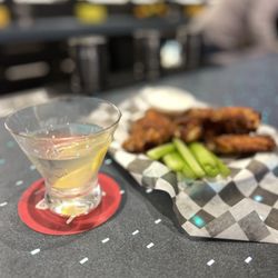 W XYZ Bar - Vesper Martini & Lemon-Pepper Wings