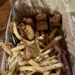 K K Fiske Restaurant & The Granary - Fried fish basket 15 dollars