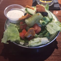 Costello's - Side salad. It was so good and fresh and the ranch was really good.