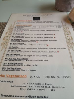 Menu photo 3 Mai Thai Restaurant Bad Oldesloe, SH Menu photo 3 Mai Thai Restaurant Bad Oldesloe, SH