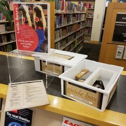 Multnomah County Library - The Multnomah County Library Guide Boxes. 1 for soapmaking and 1 for tatting. Books and some permanent supplies for a new craft.