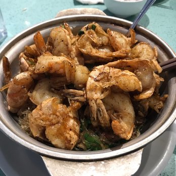 Henry's Cuisine - Shrimp with vermicelli not bad - Asian Fusion Near Me - Alhambra, California