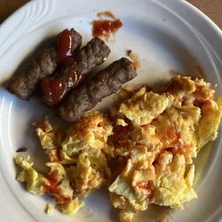 The Vineyard Restaurant - Eggs and sausage