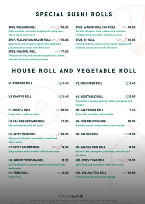Menu photo 1 Sushi Ocean Austin, TX