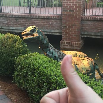 American Tobacco Campus - Who is this that is lurking in the water?!?! - Local Flavor Near Me - Durham, North Carolina American Tobacco Campus - Who is this that is lurking in the water?!?! - Local Flavor Near Me - Durham, North Carolina