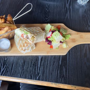 The Blend Kitchen + Bar - Cajun chicken wrap - Cocktail Bars Near Me - Hinton, Alberta The Blend Kitchen + Bar - Cajun chicken wrap - Cocktail Bars Near Me - Hinton, Alberta