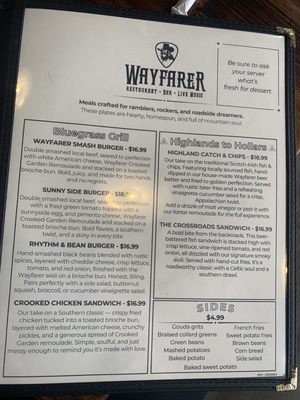 Menu photo 4 Wayfarer Appalachia Tazewell, VA Menu photo 4 Wayfarer Appalachia Tazewell, VA
