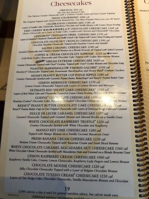 Menu photo 6 The Cheesecake Factory Wauwatosa, WI Menu photo 6 The Cheesecake Factory Wauwatosa, WI
