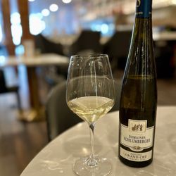 The Tasting Room  - Domaine Schlumberger Grand Cru Riesling from Alsace. By the glass so I asked for a taste; so good I bought a bottle!