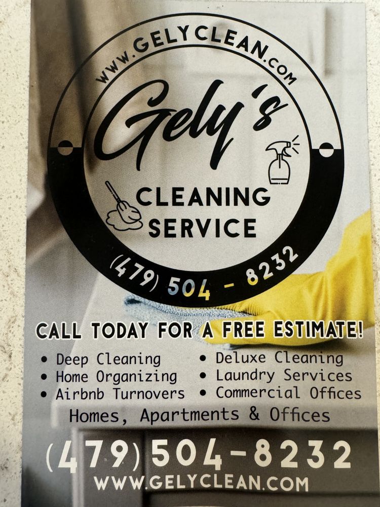 GELYS’ CLEANING SERVICE 300 NE Moberly Ln, Bentonville, Arkansas