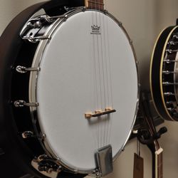 The Crossroads Guitars and Art - We have a small but mighty selection of bluegrass instruments.