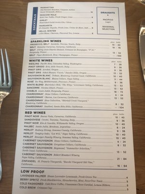 Menu photo 5 Degrees Columbus, OH