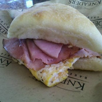 Kneaders Bakery & Cafe - egg & ham breakfast sammie on ciabatta - Bakeries Near Me - Yuma, Arizona