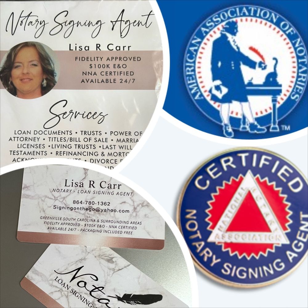 SIGNING ON THE GO Greenville, South Carolina Notaries Phone