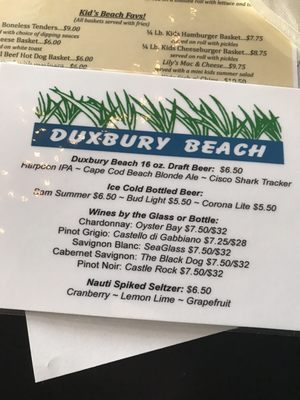 Menu photo 3 Blakeman's Duxbury, MA