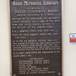 Barr Memorial Library