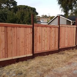 The front. Posts are higher so hubby can add a trellis. The front. Posts are higher so hubby can add a trellis.