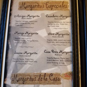 Casa Perez - The drink menu - Mexican Near Me - Prescott Valley, Arizona Casa Perez - The drink menu - Mexican Near Me - Prescott Valley, Arizona