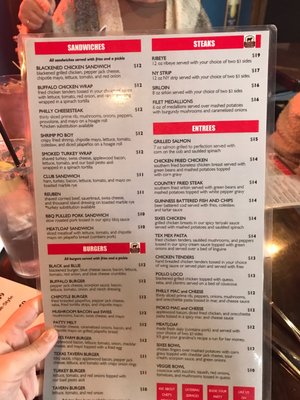 Menu photo 2 Sixes Tavern Cartersville, GA