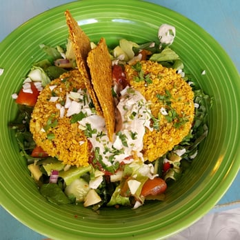 Rawtopia - Nut burger salad ... mmmmmm - Burgers Near Me - Millcreek, Utah Rawtopia - Nut burger salad ... mmmmmm - Burgers Near Me - Millcreek, Utah