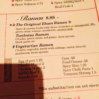 Ebaes - Ramen Near Me - Los Angeles, California