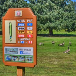 Three Rivers Golf Course - Great signage 6th hole...and now you know where all da poo comes from