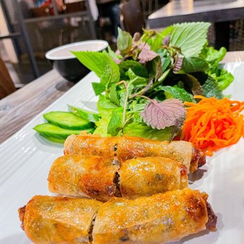 Pho 101 - Crispy Fried Egg Rolls (3 Rolls) [Follow me on Instagram: @eatlikeabadass] - Vietnamese Near Me - Westminster, California