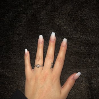 K Nails and Spa  - Ombré short coffin shape! - Nail Salons Near Me - Vista, California