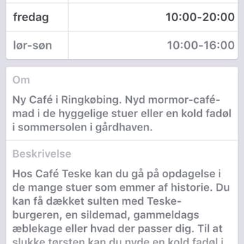 Café Teske - Cafes Near Me - Ringkøbing, 84 Café Teske - Cafes Near Me - Ringkøbing, 84