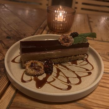 Campfire - tahini ganache - New American Near Me - Carlsbad, California