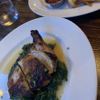 Beatrix - Burnt Honey Chicken* with fries instead of mashed potatoes. - New American Near Me - Chicago, Illinois Beatrix - Burnt Honey Chicken* with fries instead of mashed potatoes. - New American Near Me - Chicago, Illinois