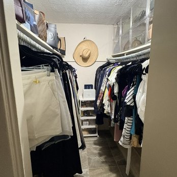 By Royalty Organize - Room closet! I can see my floor! - Home Organization Near Me By Royalty Organize - Room closet! I can see my floor! - Home Organization Near Me