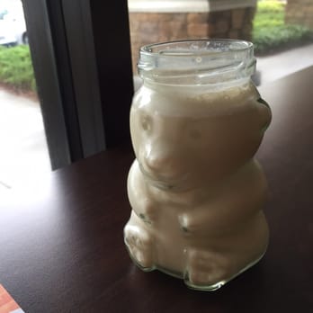 Vespr Coffeebar - Vintage honey malt! Yum-- such a cute teddy bear jar - Coffee & Tea Near Me - Orlando, Florida Vespr Coffeebar - Vintage honey malt! Yum-- such a cute teddy bear jar - Coffee & Tea Near Me - Orlando, Florida