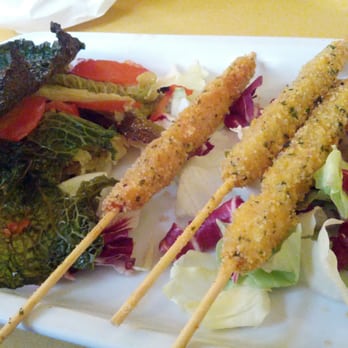 Chili Cafè - Arrosticini di totano gratinato e composta di cavolo e pomodoro - Bars Near Me - Florence, FI