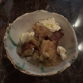 Foul Witch - Sake Lees Cake with honeycomb and clotted cream - Italian Near Me - New York, New York Foul Witch - Sake Lees Cake with honeycomb and clotted cream - Italian Near Me - New York, New York