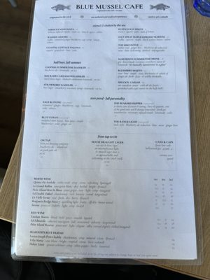 Menu photo 1 Blue Mussel Cafe Rustico, PE Menu photo 1 Blue Mussel Cafe Rustico, PE