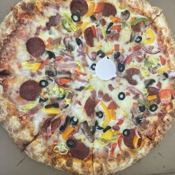 NY Pizza & Gyro - Supreme Pizza (Large 16") - Pizza Near Me - Rosenberg, Texas NY Pizza & Gyro - Supreme Pizza (Large 16") - Pizza Near Me - Rosenberg, Texas