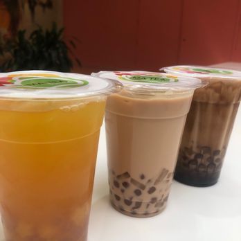 Ma Tea House - Passion Passionfruit Green Tea*, Regular milk tea and lava milk tea. - Coffee & Tea Near Me - Aurora, Illinois