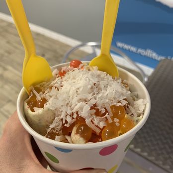 Roll It Up - Snellville - a person holding a bowl of food - Desserts Near Me - Snellville, Georgia