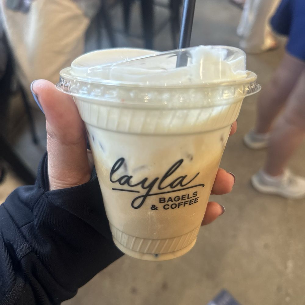 Layla Bagels & Coffee - Carrot cake latte - Bagels Near Me - Santa Monica, California Layla Bagels & Coffee - Carrot cake latte - Bagels Near Me - Santa Monica, California