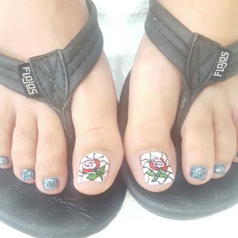 Unique Nails & Spa - Absolutely love my Beauty and Beast inspired toes! - Nail Salons Near Me - Orange, California