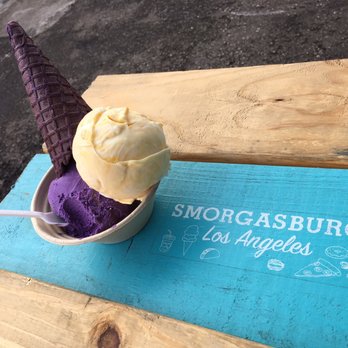 Wanderlust Creamery - STICKY RICE + MANGO & UBE MALTED CRUNCH $7 & Ube Cone ($1) - Ice Cream & Frozen Yogurt Near Me - Los Angeles, California Wanderlust Creamery - STICKY RICE + MANGO & UBE MALTED CRUNCH $7 & Ube Cone ($1) - Ice Cream & Frozen Yogurt Near Me - Los Angeles, California