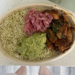 Chicken Bowl (I got no beans)