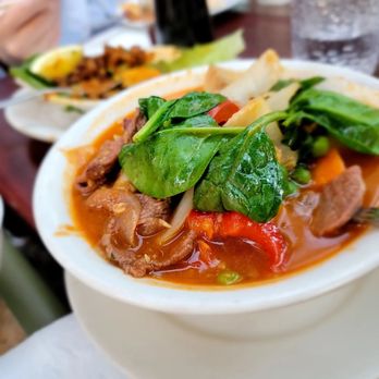 Cafe Himalaya - Sha Khowa - vegetable curry w/bean thread noodles & beef. Light tasty curry. - Himalayan/Nepalese Near Me - New York, New York Cafe Himalaya - Sha Khowa - vegetable curry w/bean thread noodles & beef. Light tasty curry. - Himalayan/Nepalese Near Me - New York, New York